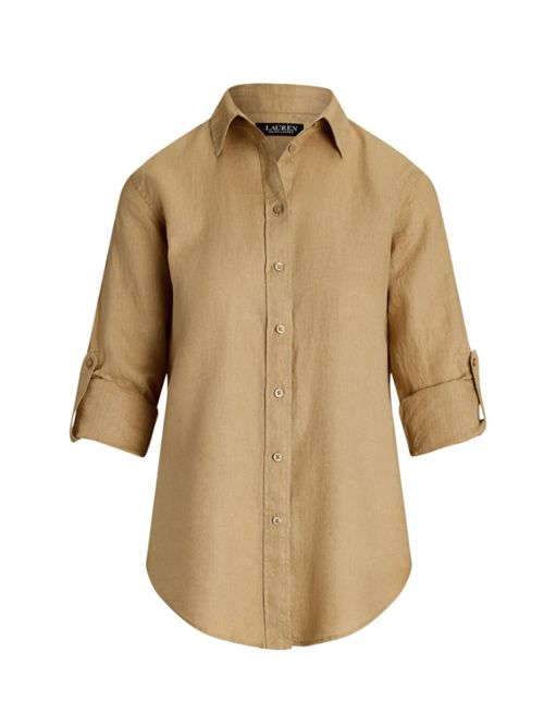 KARRIE-LONG SLEEVE-SHIRT LAUREN RALPH LAUREN | 200782777060BIRCH TAN